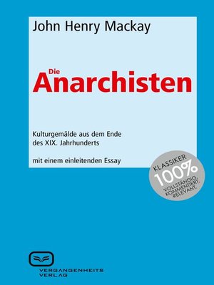 cover image of Die Anarchisten